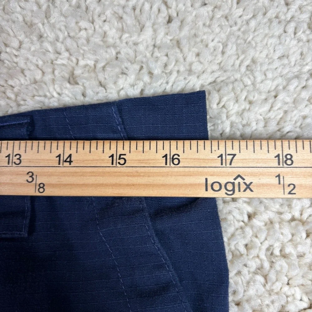 Carhartt Mens Scrub Cargo Pants Medium Tall Navy Blue Ripstop C54108 Medical